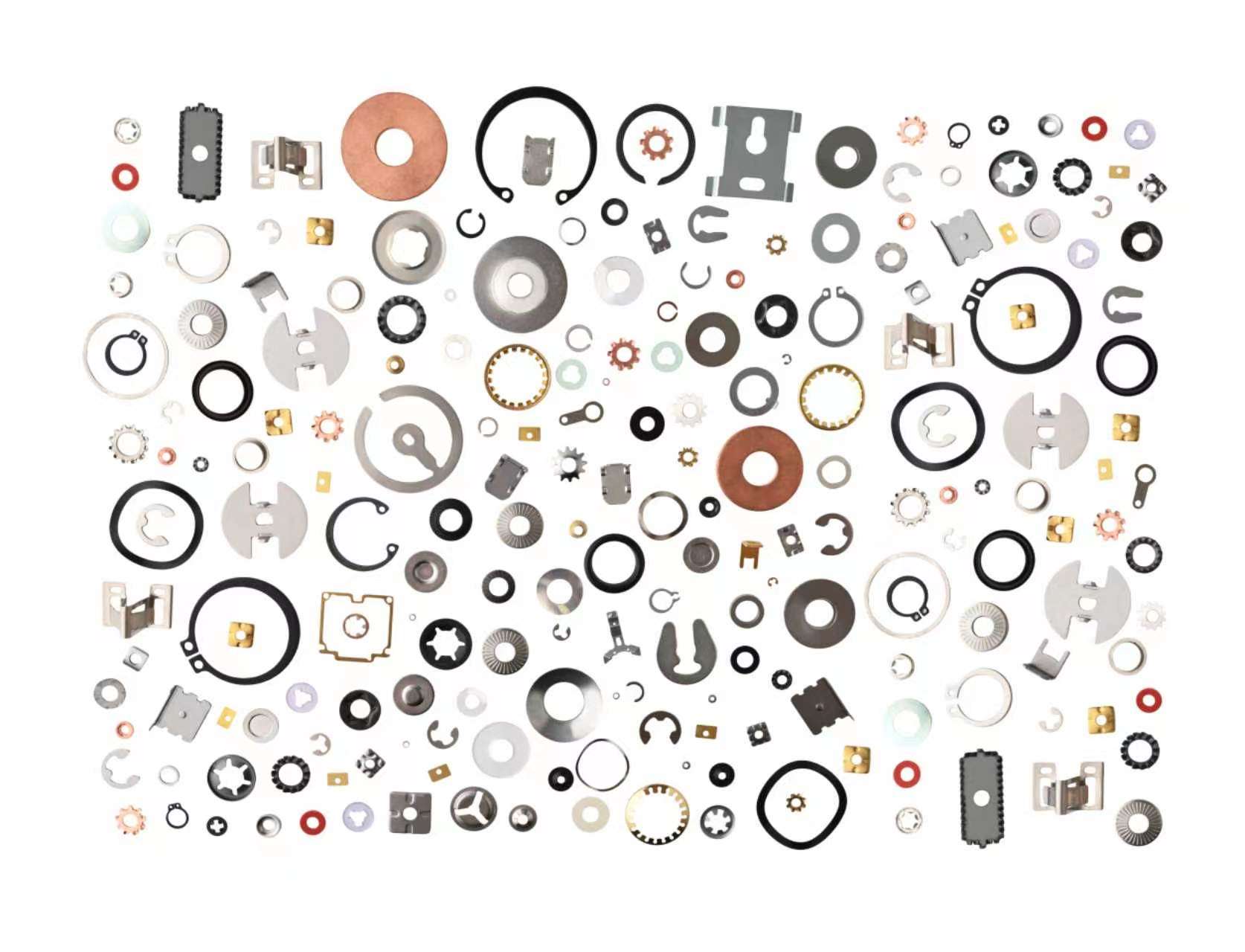 SY Shang Yi core products - flat washers, spring washers and custom stamped components